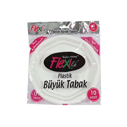Flexi Life Büyük Tabak (10'lu)