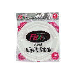 Flexi Life Büyük Tabak (10'lu)