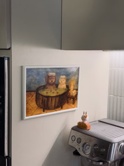 A4 Canvas Poster