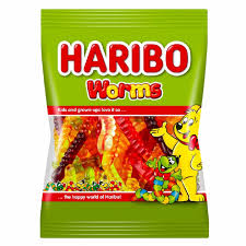 Haribo jellies worms 80g_0