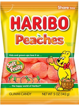 Haribo jellies peaches 80g