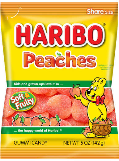 Haribo jellies peaches 80g