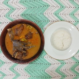 Riz blanc + sauce au choix + accompagnement au choix 