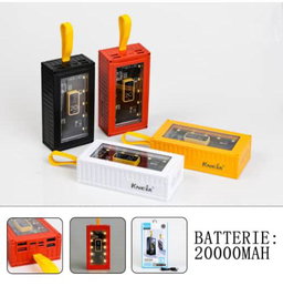 Backup pour recharge téléphone 