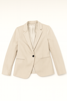 Blazer gris clásico de corte estructurado H&M - Size 6