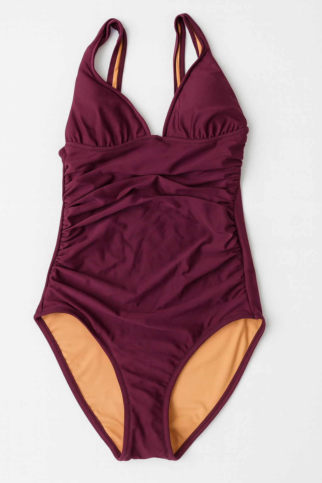 Traje de baño entero color vino - Size 2