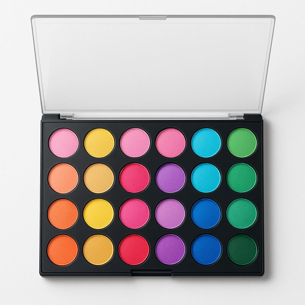 Vibrant 24-Color Eyeshadow Palette! _0