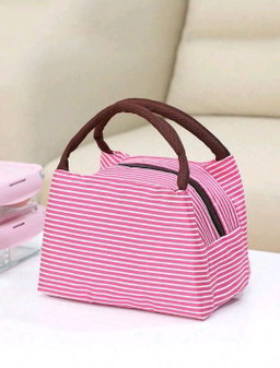 Striped Shimmer Lunch Bag