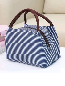 Striped Shimmer Lunch Bag