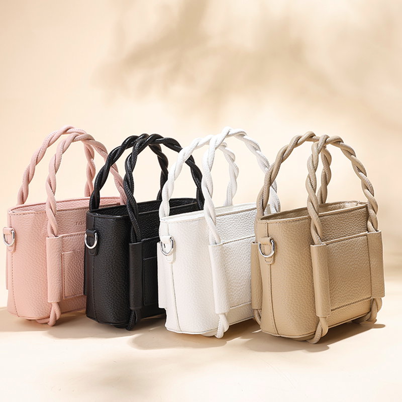 Casual Twist Handle Bag