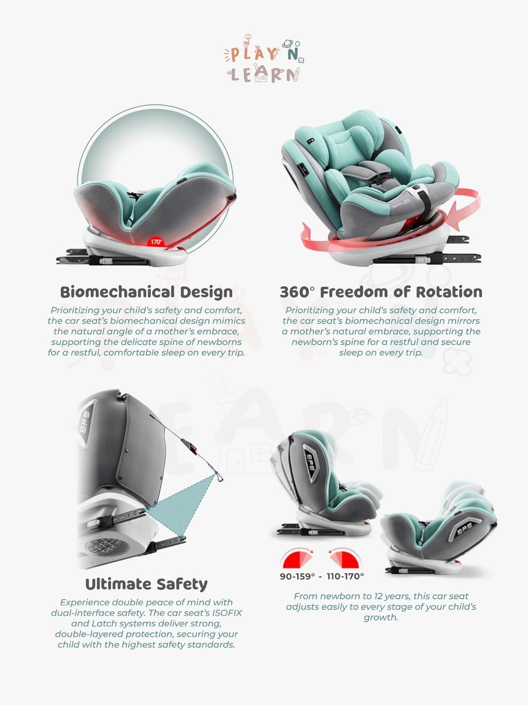 COMFY CARSEAT 360° ISOFIX _5