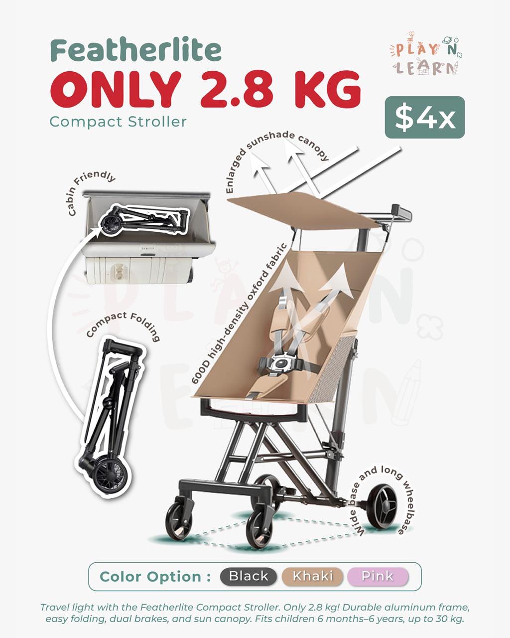 FEATHERLITE COMPACT STROLLER _2