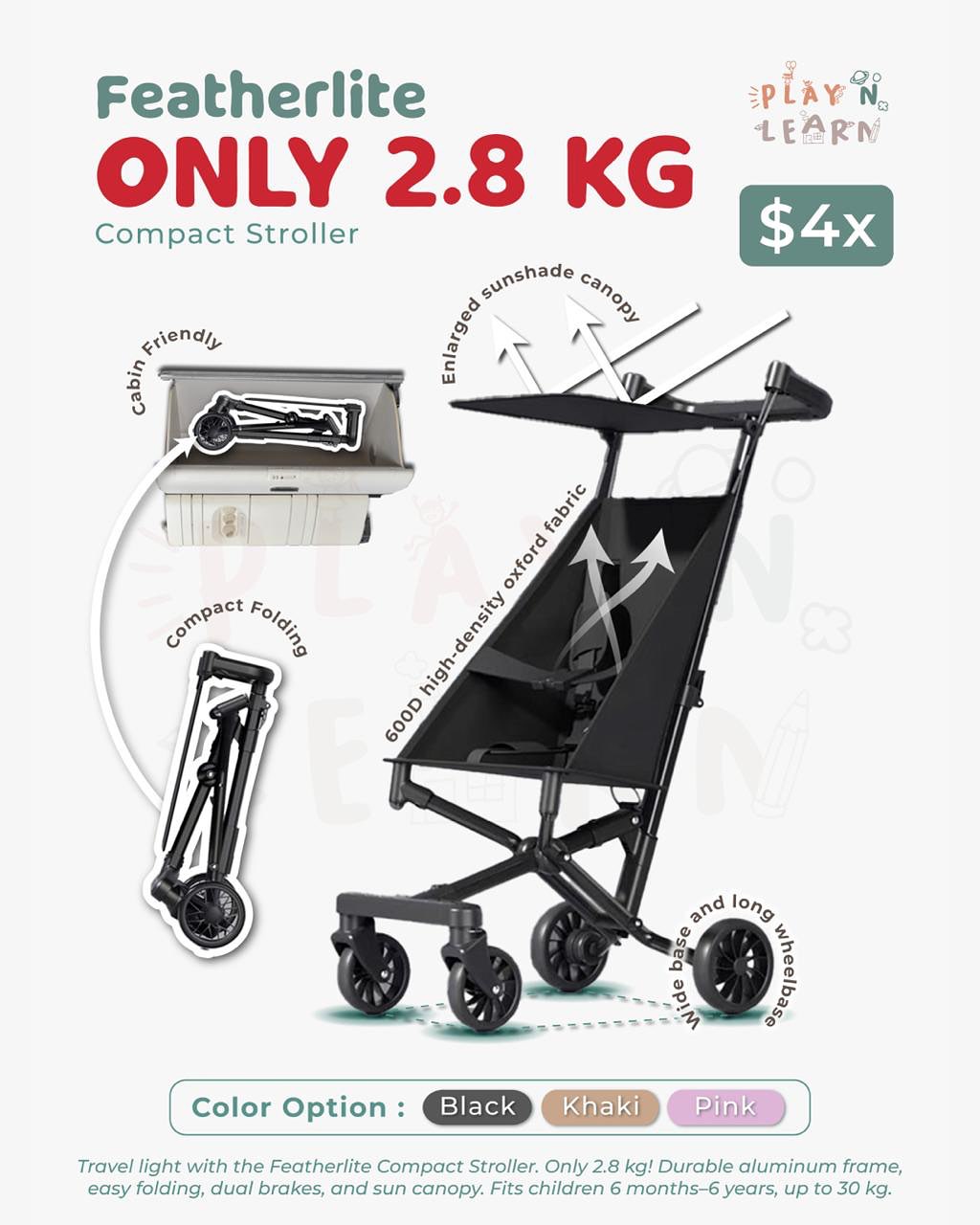 FEATHERLITE COMPACT STROLLER 