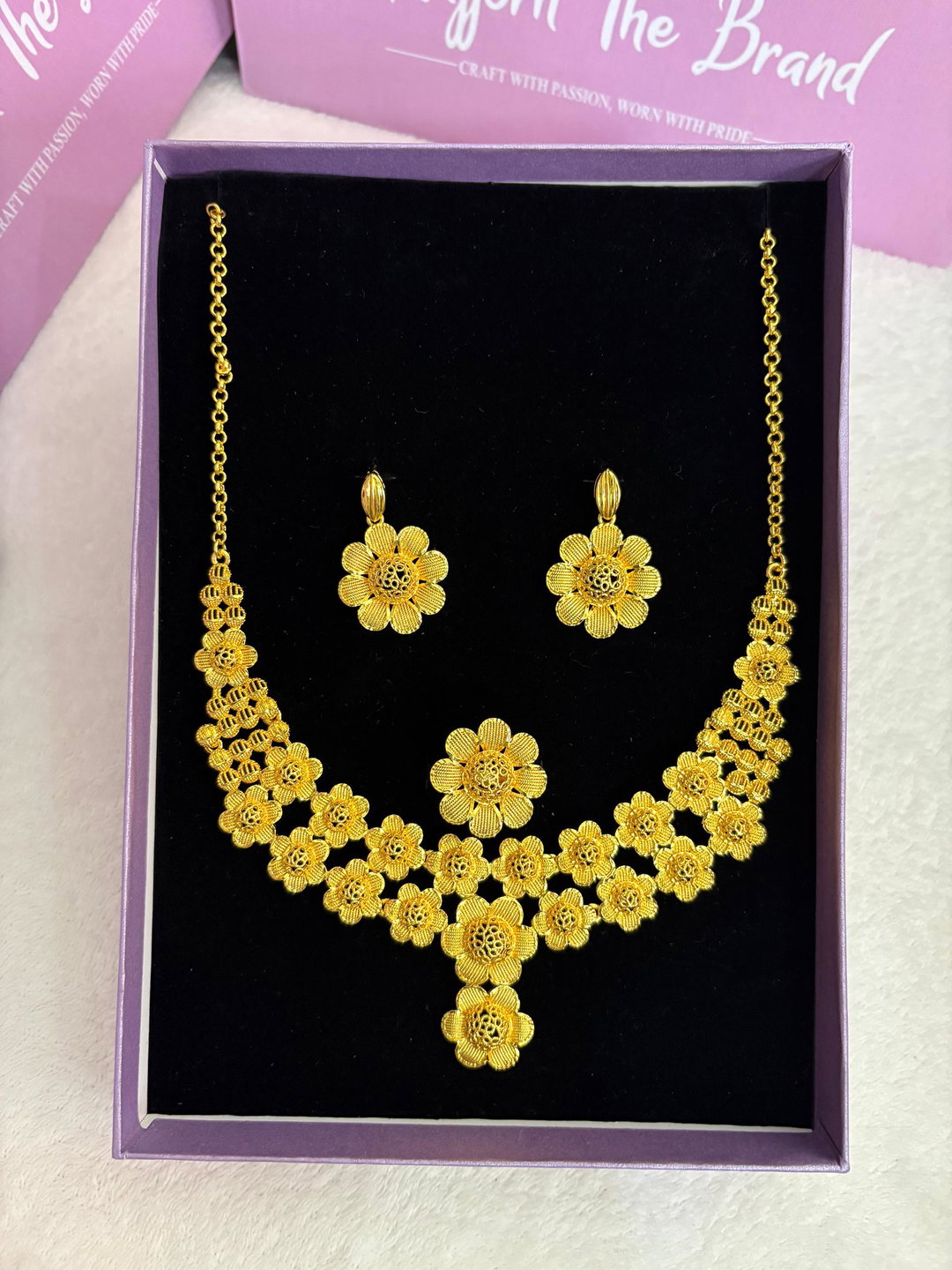 JWLE-0024 gold platted set
