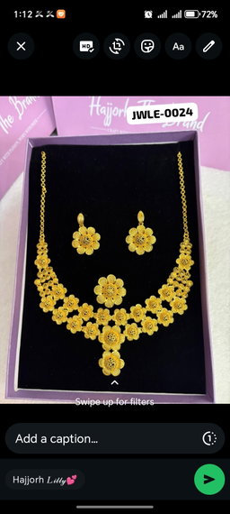 JWLE-0024	gold platted set 
