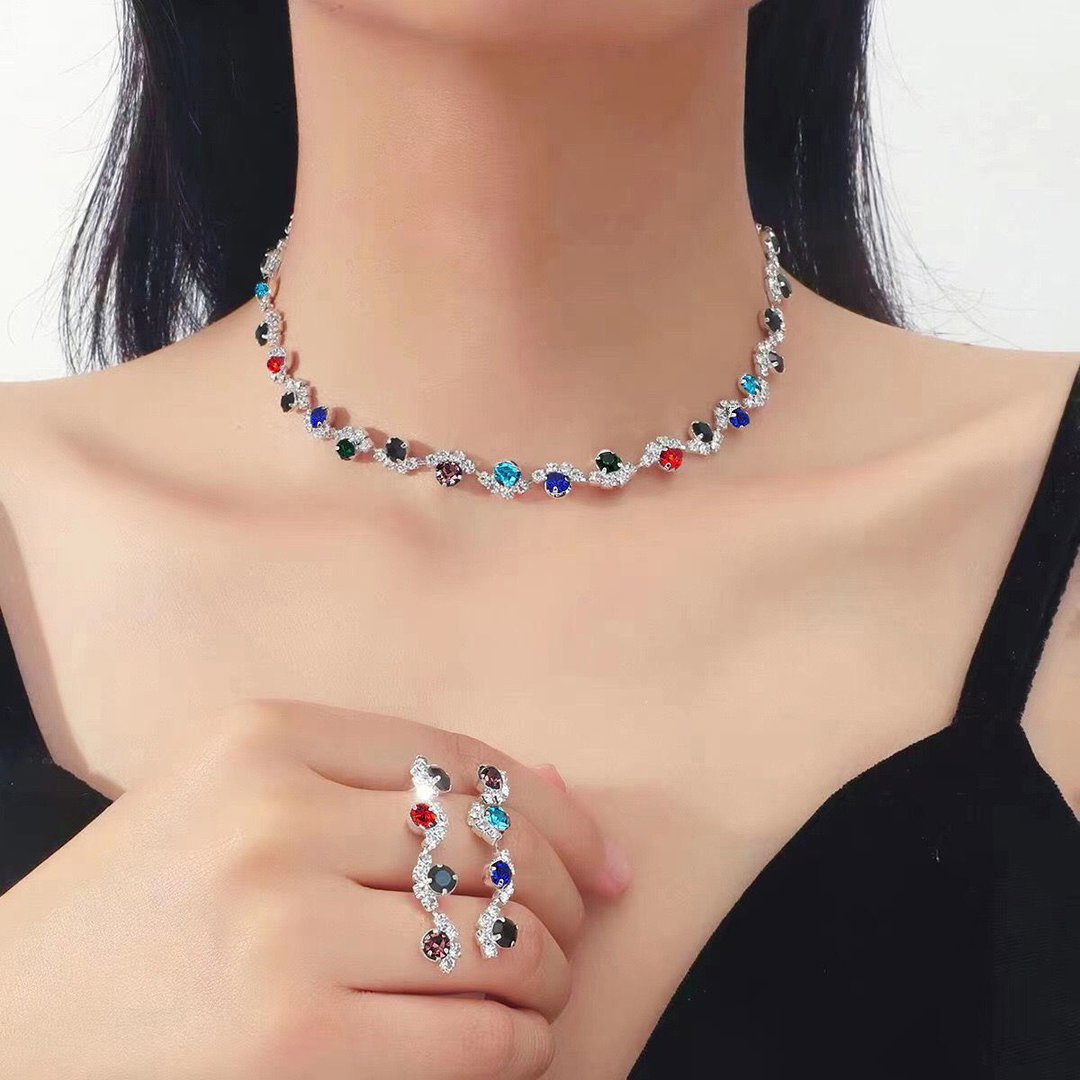 JWLE-0019 colored diamond set