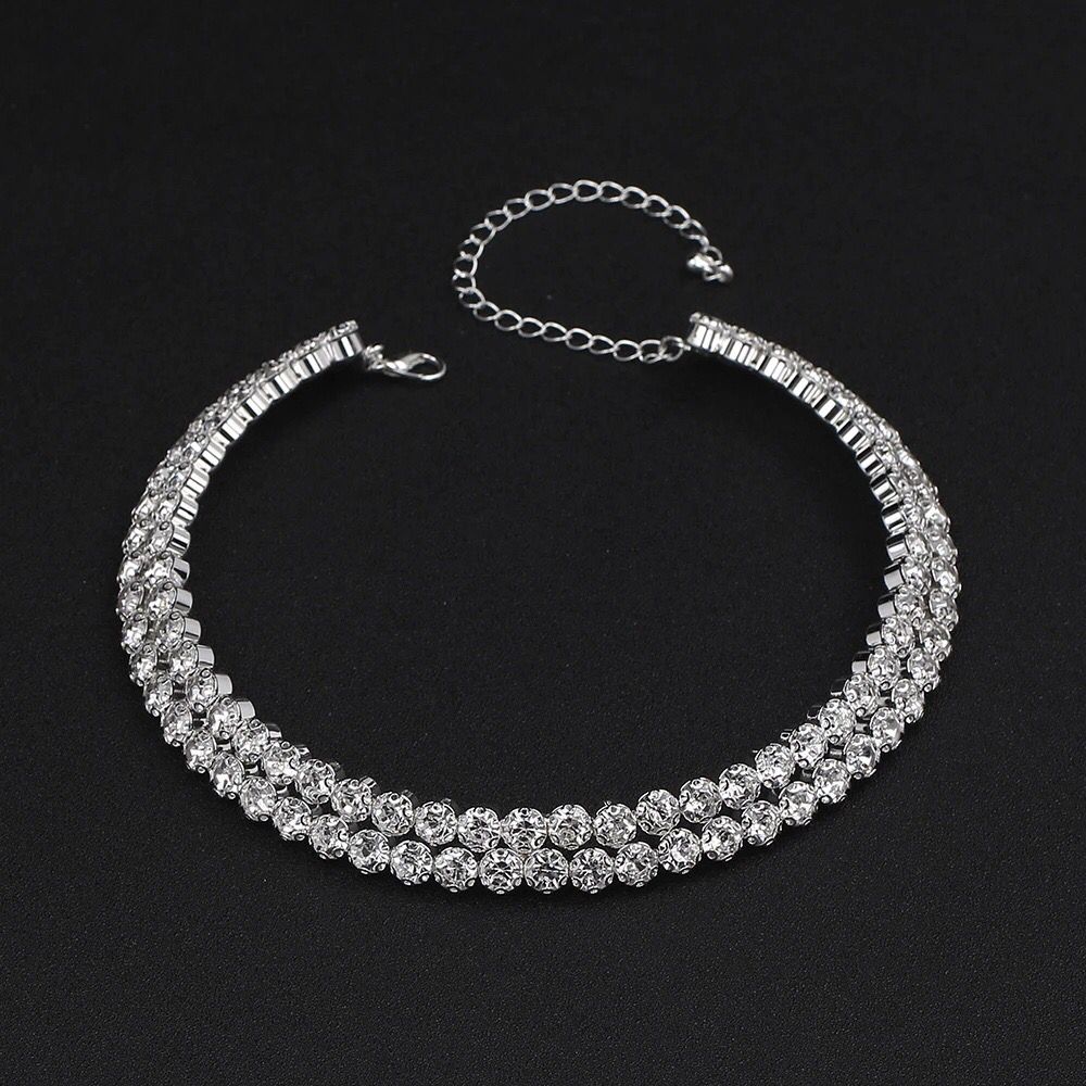 JWLE-0018	diamond ear ring and necklace _3
