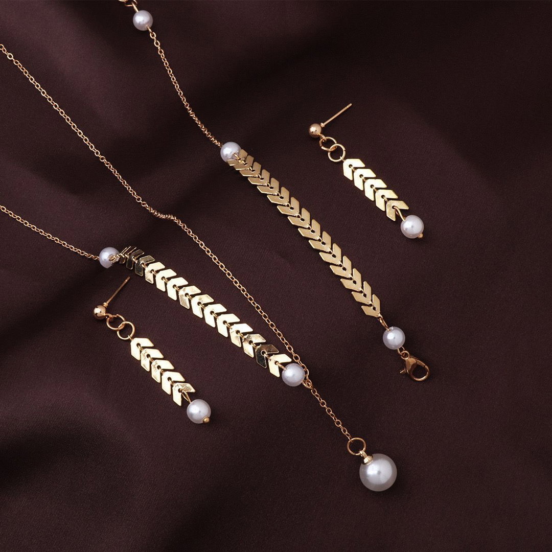 JWLE-0016 ligt gold platted set
