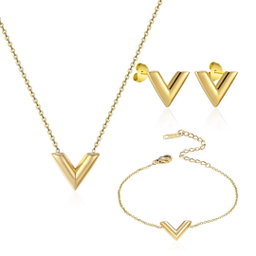 JWLE-0015	gold plated set
