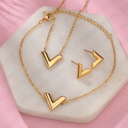 JWLE-0015	gold plated set