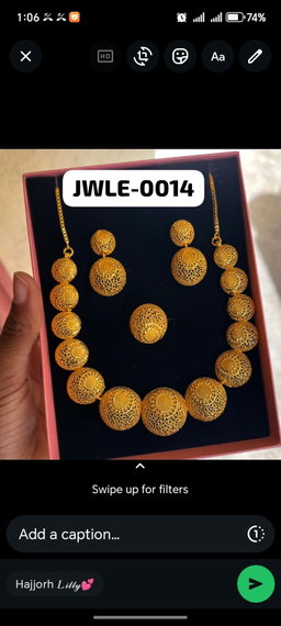 JWLE-0014	gold plated set