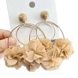 Flower Silver Stud Earrings