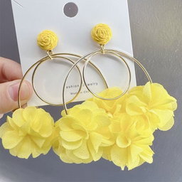 Flower Silver Stud Earrings