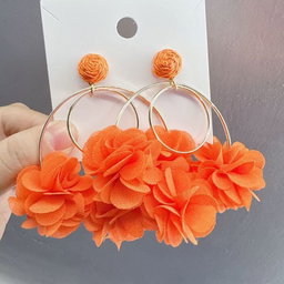 Flower Silver Stud Earrings