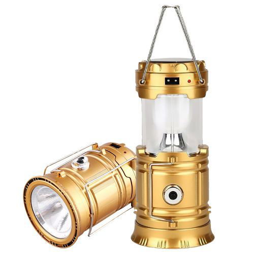 Solar Camping Lantern Folding Flashlight Outdoor Portable_0