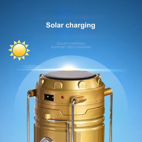 Solar Camping Lantern Folding Flashlight Outdoor Portable_4