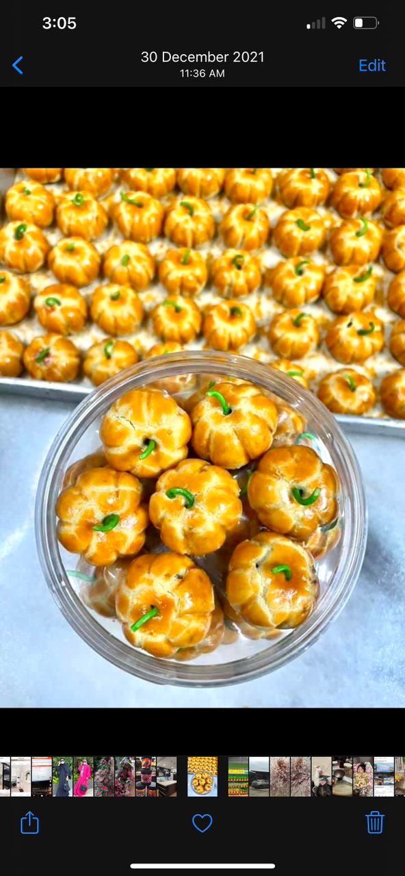 Pumpkin PineApple Tart 