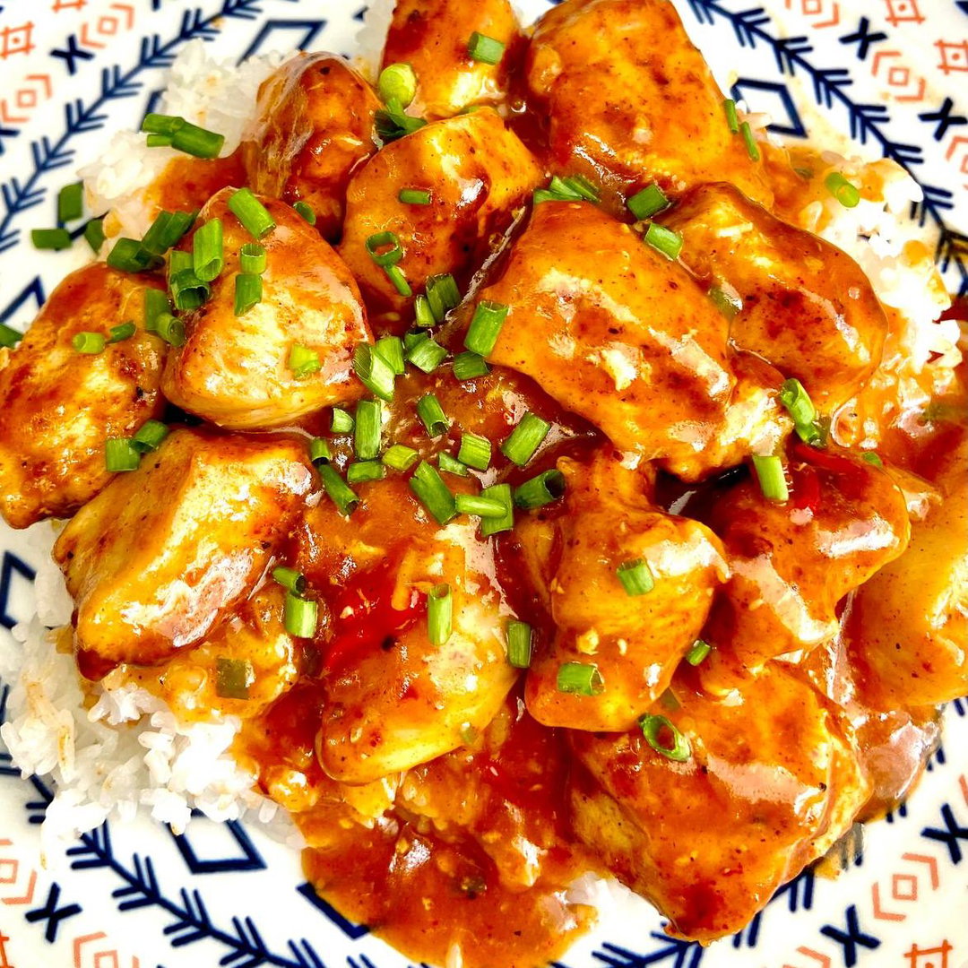 Orange Chicken & Rice