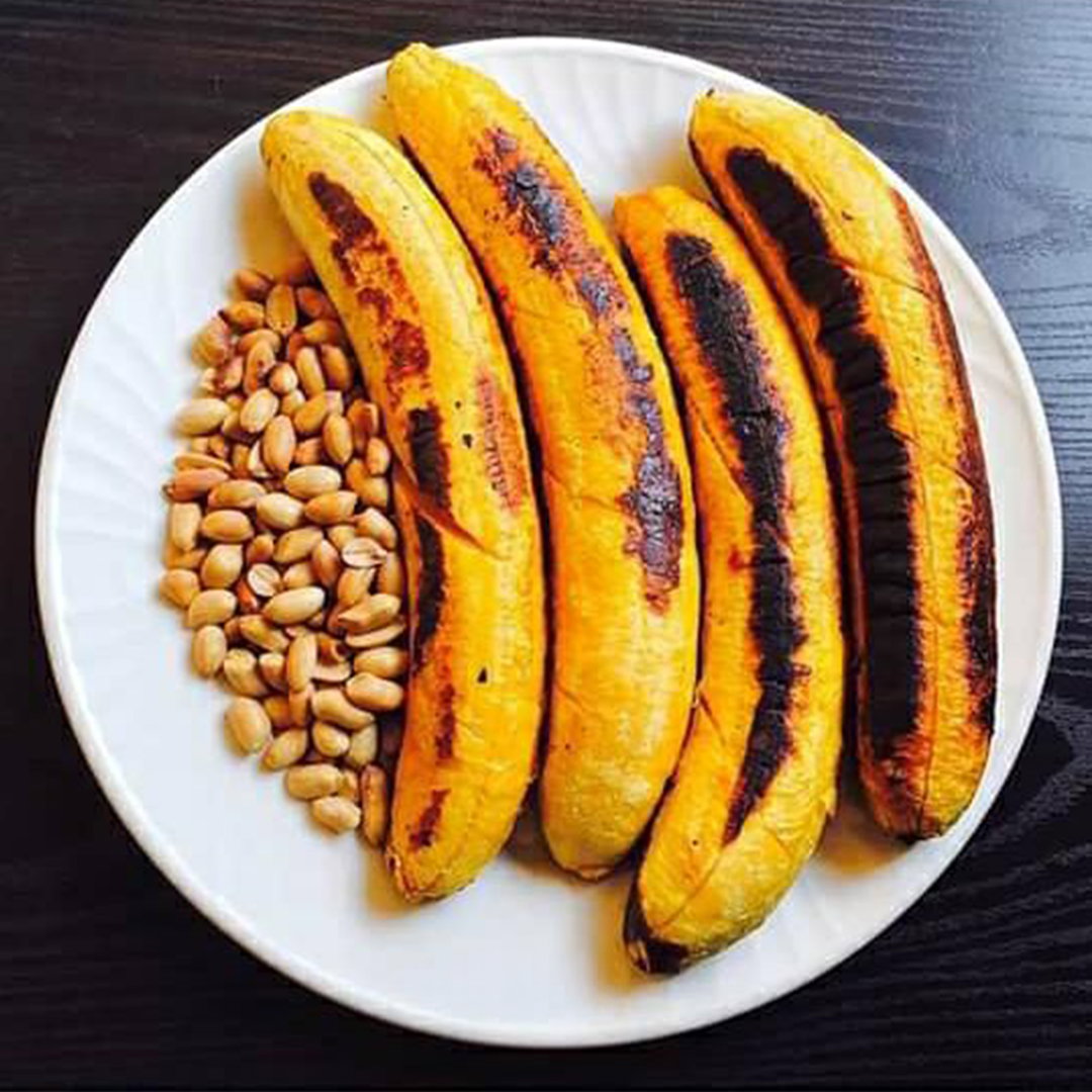 Roasted Plantain with Peanut