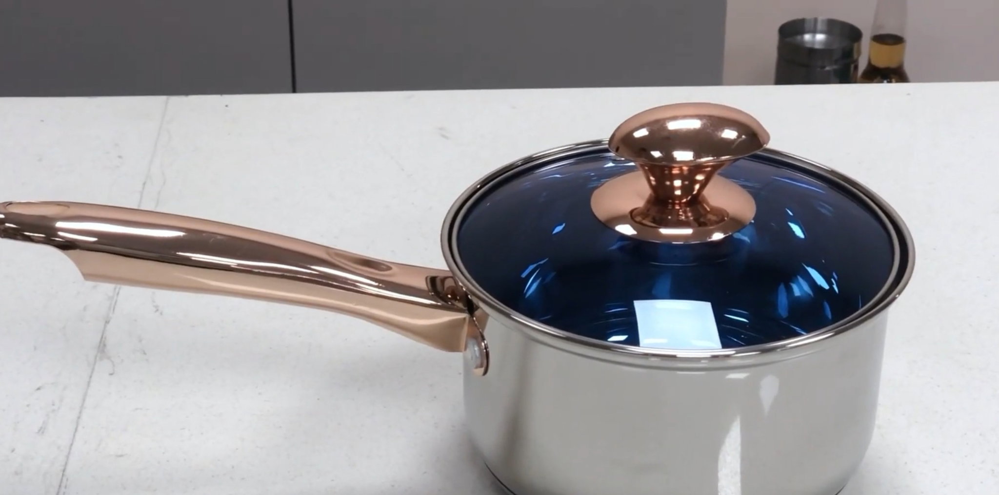 14 Pcs Non-Stick Stainless Steel Cookware Pot Sets with Glass Lids _14