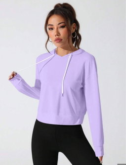 Purple Racerback Hoodies   