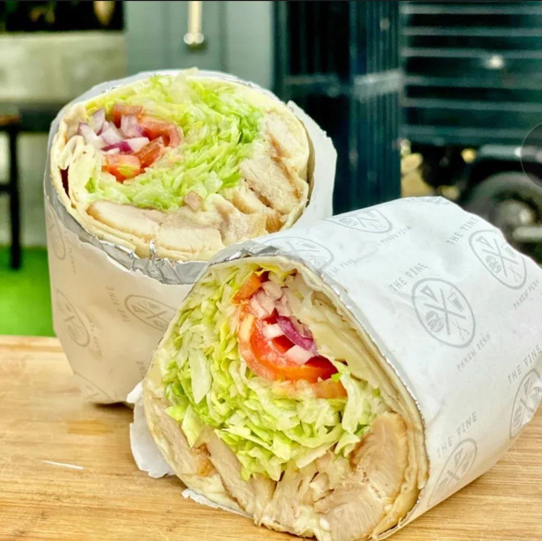 Grilled Chicken & Salad Wrap
