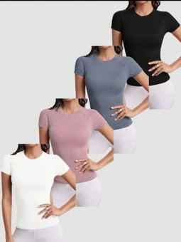 4pc Women Exercise T-shirts