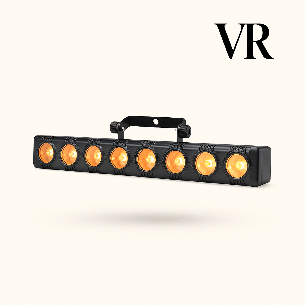 YUER™ 9x12W LED Amber COB RGB Beam Wash Effect Bar Light_0