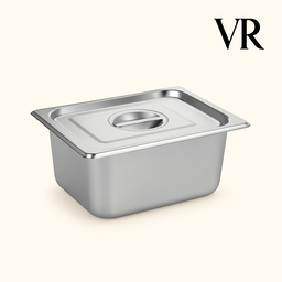 GASTRONORM 1/2 (L325mm x W265mm x H100mm) With Lid