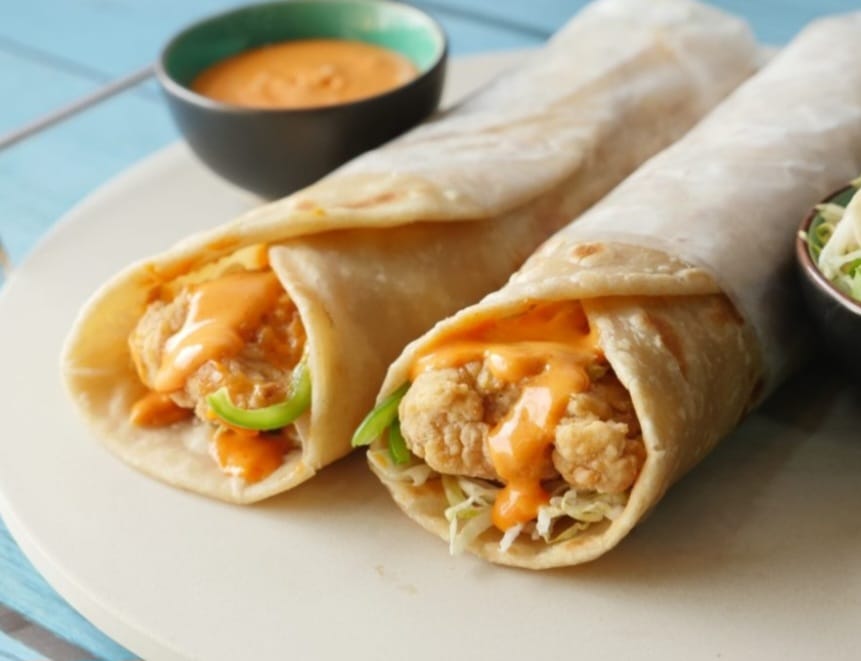 Crispy Chicken Paratha Roll (T&E)