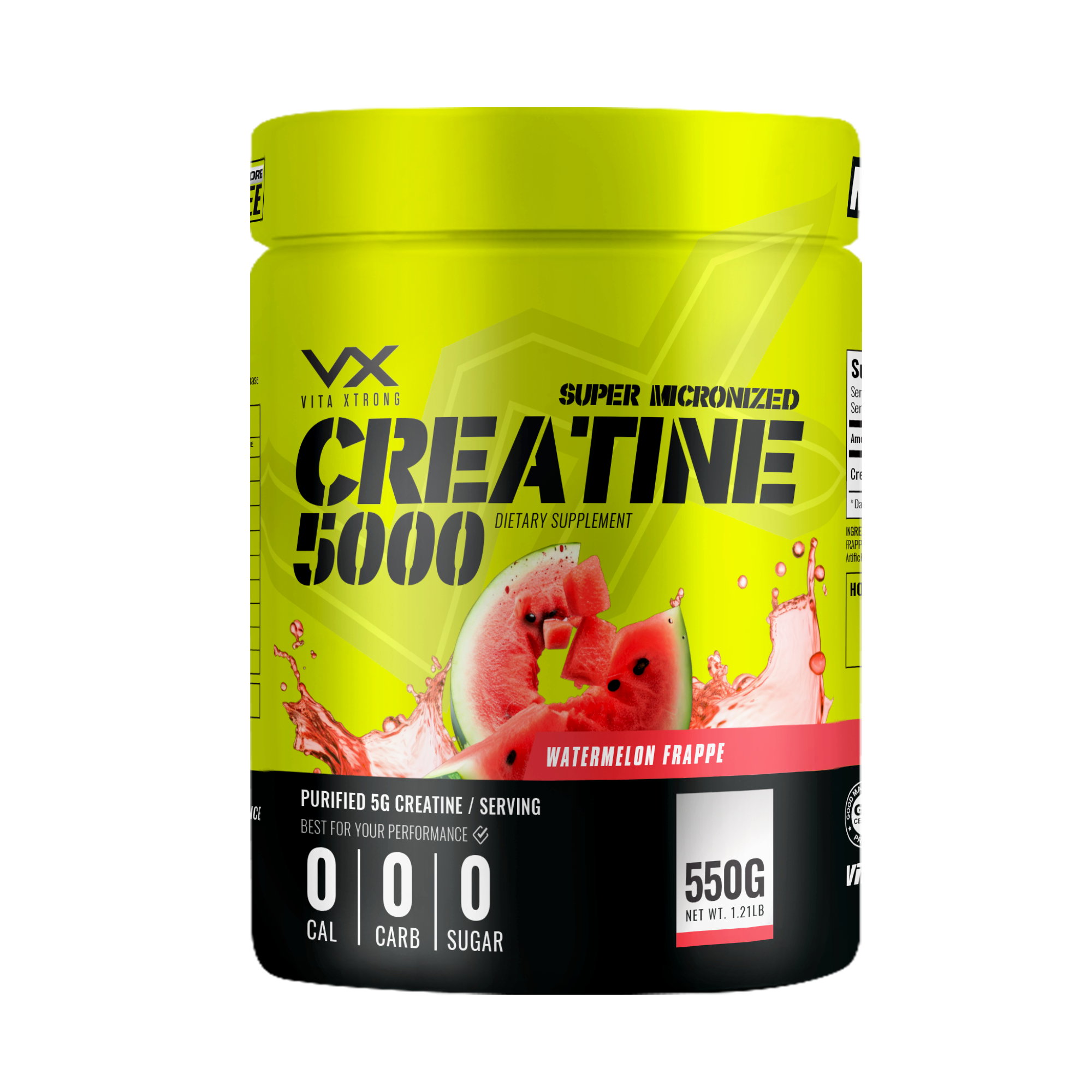 VITAXTRONG™ Creatine Monohydrate (550g) | Super Micronized Powder • Muscle Strength & Recovery • Halal [VX]_8