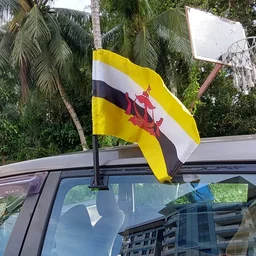 Brunei Car Flag