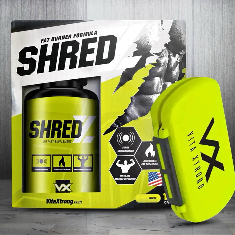 VITAXTRONG™ SHREDZ (100 Capsules) | Advanced Thermogenic Fat Burner with Natural Caffeine • Energy, Focus & Cutting Support [VX]_1