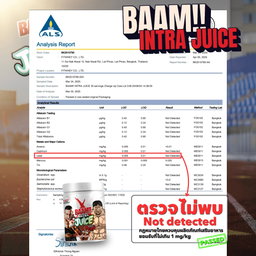 BAAM!!™ INTRA JUICE × HANAYAMA (30 Servings) | Intra-Workout Hydration, Recovery • BCAA, Glutamine & Electrolyte Support