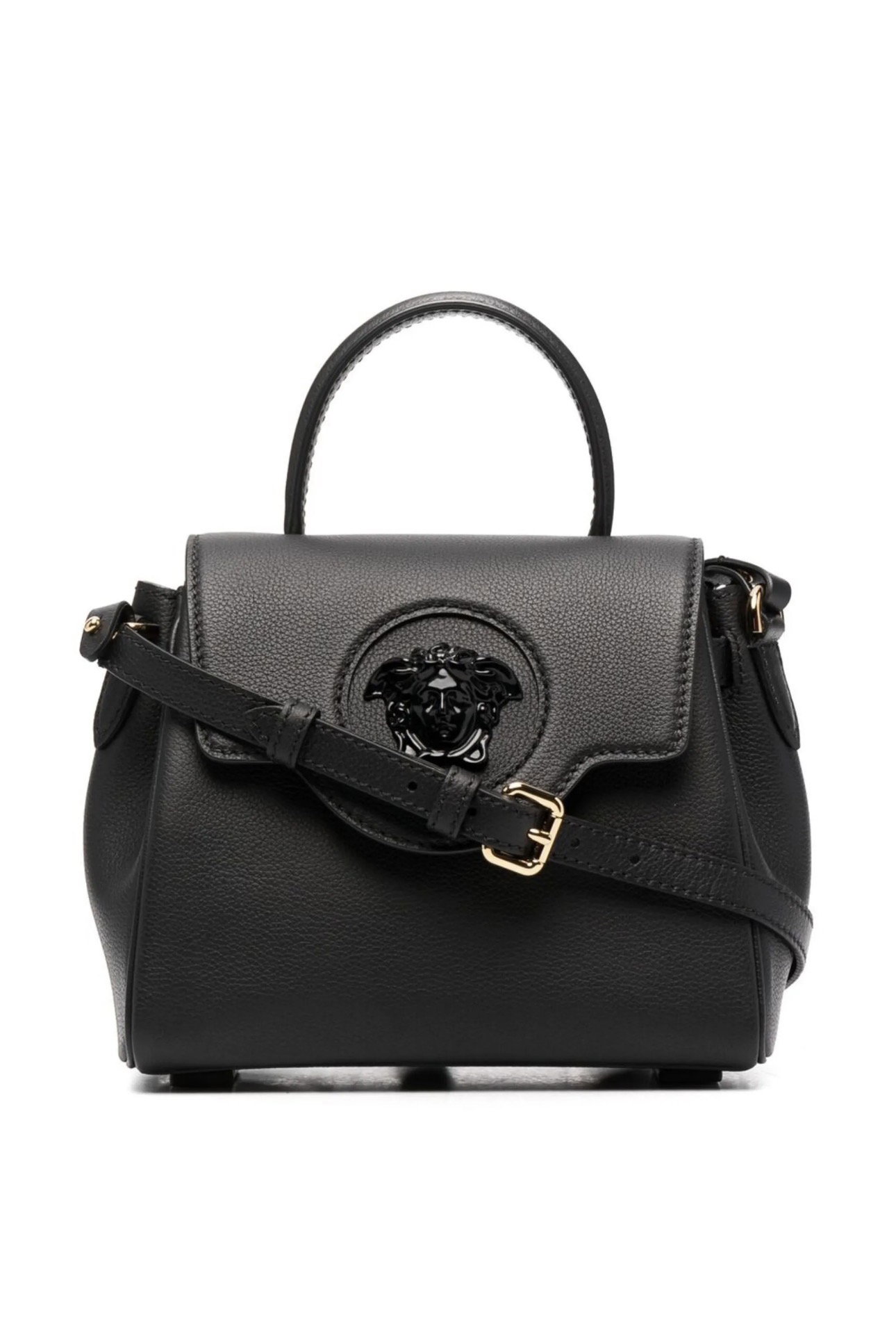 Bolsa Versace lá medusa all black _4