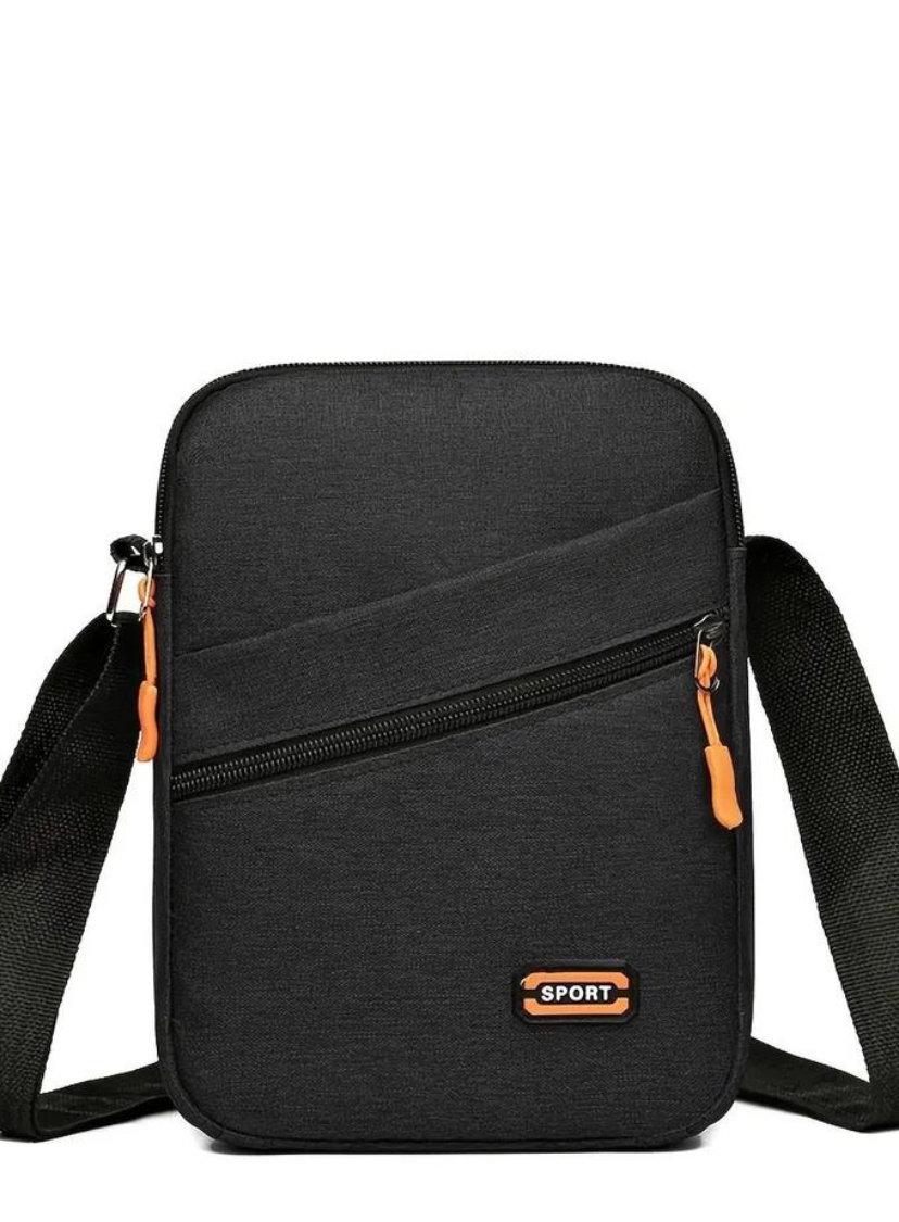 Unisex Crossbody Bag - Black _0