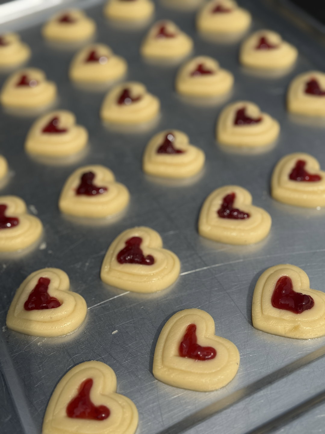Strawberry Butter Cookies