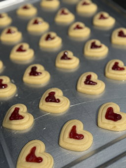 Strawberry Butter Cookies