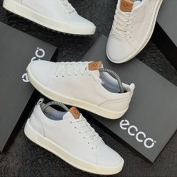 Ecco Soft 7 Leather “Beige/White”