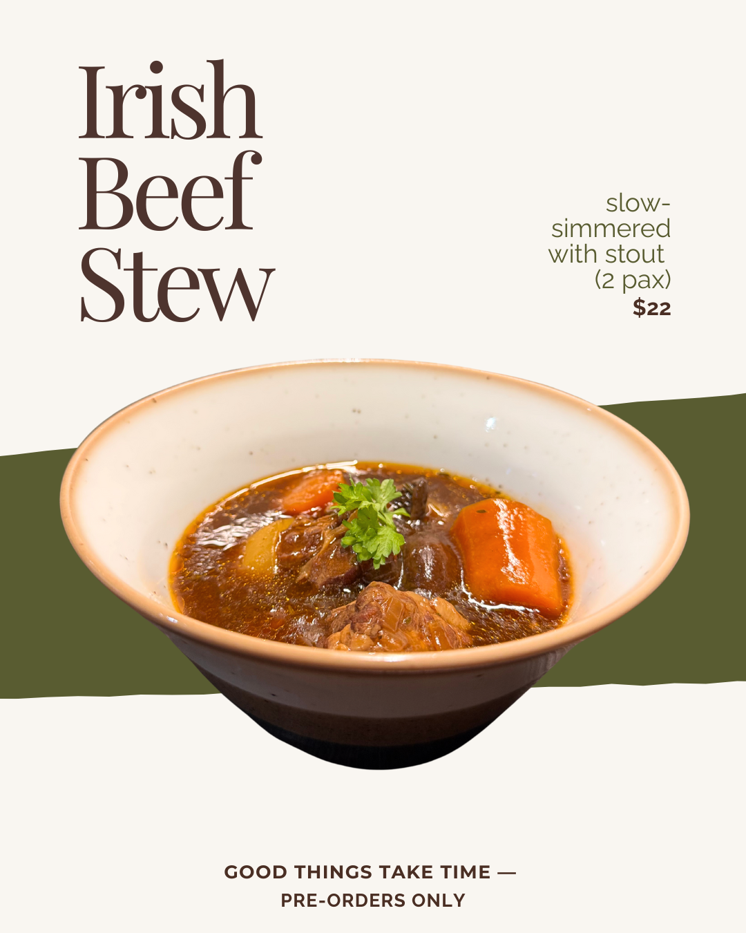 Irish Beef Stew (2 pax)